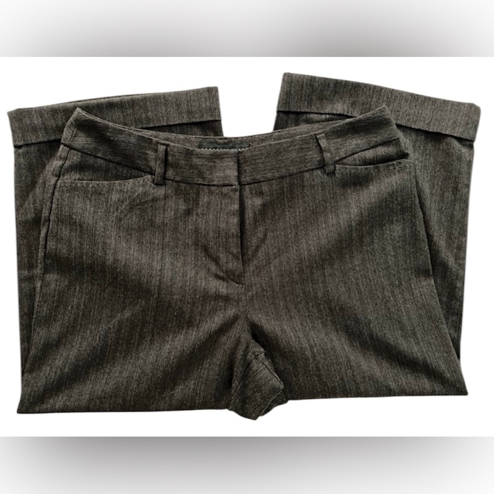 Geoffrey Beene Sport Stretch Wide Leg Cuffed Capri Pants, Size 8